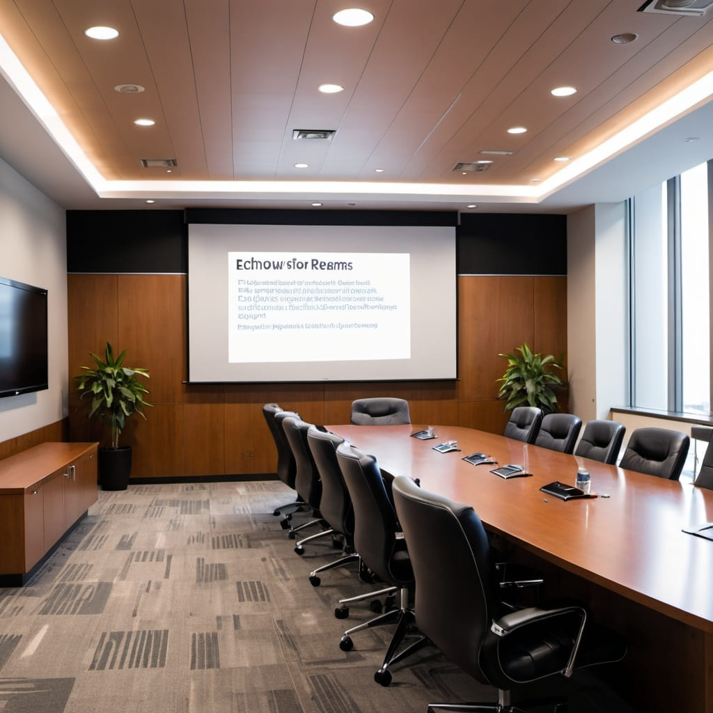 เทคนิคลดเสียงก้องในห้องประชุม: วิธีการทำให้การประชุมราบรื่น