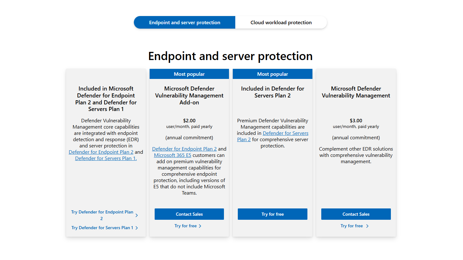endpoint pricing plan