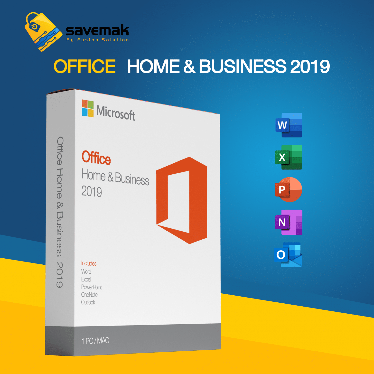 Microsoft Office 2019 Home and Business (Win/Mac) ขอราคาพิเศษติดต่อ