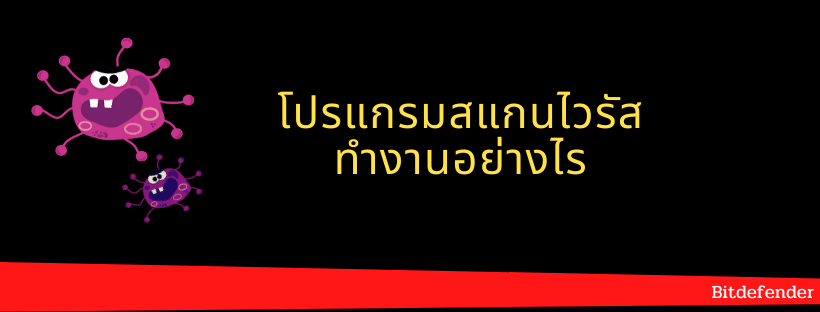 โปรแกรมสแกนไวรัสทำงานอย่างไร