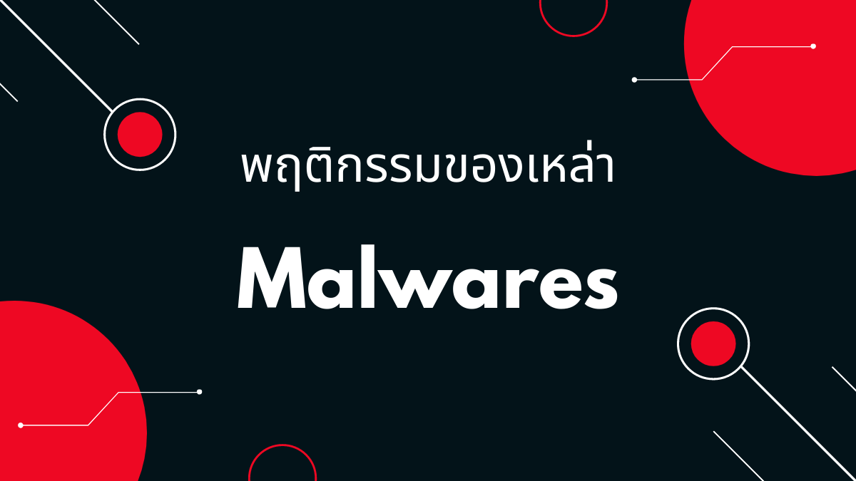 พฤติกรรมของเหล่า Malwares